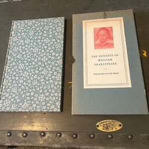 The Sonnets of William Shakespeare Peter Pauper Press Vintage Hardcover Slipcase